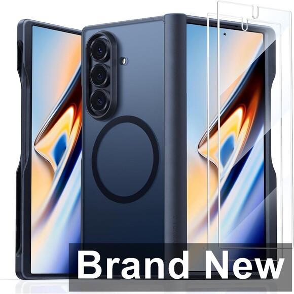 Magnetic Shockproof Case for Samsung Galaxy Z Fold 7 Slot and Screen Protector - Picture 1 of 3